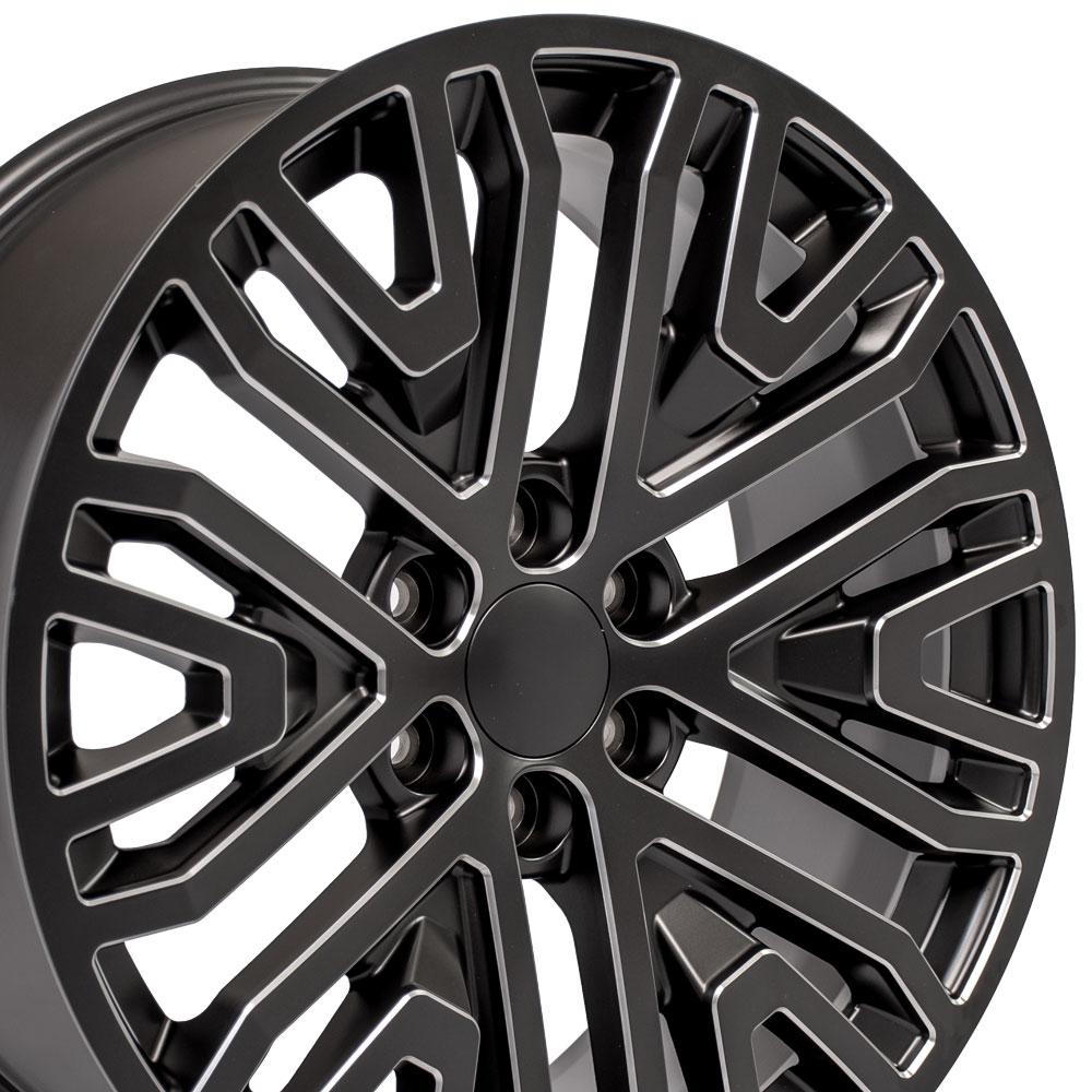 GMC Sierra Wheels - Next Gen Sierra Rims CV37 22x9 Milled - GMC Sierra ...