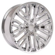 22" Replica Wheels fit GMC Sierra 1500 - CV37 Chrome 22x9, Goodyear Tires Set