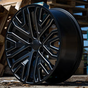 22x9 CV37 Satin Black with Milled Edge - 6x139.7 +28ET