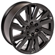 22x9 CV39 Satin Black with Gloss Black Insert - 6x139.7 +28ET