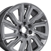 22x9 CV39 Gloss Hyper Silver with Chrome Insert - 6x139.7 +28ET