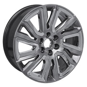 Set(4) 22x9 CV39 Gloss Hyper Silver with Chrome Insert - 6x139.7 +28ET with 285/45r22 TBB TS-37 AT Tires