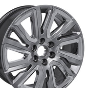 22x9 CV39 Gloss Hyper Silver with Chrome Insert - 6x139.7 +28ET