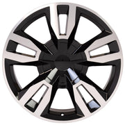 Set(4) 22x9 CV40 Gloss Black Machined - 6x139.7 +24ET with 285/45r22 Goodyear Eagle Sport Tires &amp; TPMS