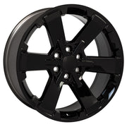 Set(4) 22x9 CV41B Gloss Black - 6x139.7 +24ET with 285/45r22 Sailun TerraMax RT Tires