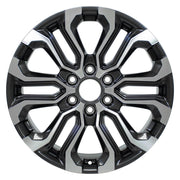 Set(4) 20x9 CV42 Gloss Gunmetal Machined - 6x139.7 +28ET with 275/55r20 Bridgestone Dueler Alenza HL Plus Tires