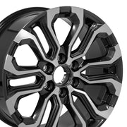 Set(4) 20x9 CV42 Gloss Gunmetal Machined - 6x139.7 +28ET