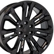 22x9 CV43B Gloss Black - 6x139.7 +24ET