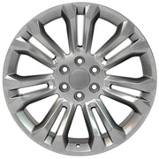 Set(4) 22x9 CV43 Gloss Hyper Black - 6x139.7 +24ET with 285/45r22 Goodyear Eagle Sport Tires &amp; TPMS