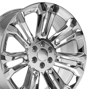 Set(4) 24x10 CV43B Chrome - 6x139.7 +24ET