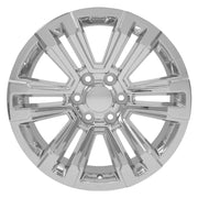 OE Wheels CV44 20x9 6x139.7 24et Chrome Wheel SET