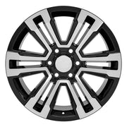Set(4) 20x9 CV44 Gloss Black Machined - 6x139.7 +24ET