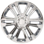 OE Wheels CV44 22x9 6x139.7 Chrome Wheels 285/45r22 Ironman iMove GEN 2 SUV Tires TPMS Lugs SET