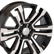 Set(4) 22x9 CV44 Gloss Black Machined - 6x139.7 +24ET