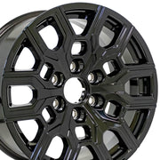 Set(4) 18x8.5 CV45 Gloss Black - 6x139.7 +26ET