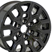 OEM Wheels CV45 18x8.5 6x139.7 26et Gloss Black Wheel SET