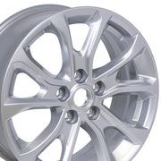 Set(4) 17x7 CV48 Gloss Silver - 5x115 +41ET