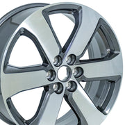 20x8 CV51 Gloss Gunmetal Machined - 6x120 +50ET