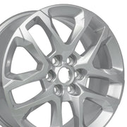 18x7.5 CV52 Gloss Silver - 6x120 +50ET