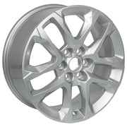 Set(4) 18x7.5 CV52 Gloss Silver - 6x120 +50ET