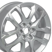 18x7.5 CV52 Gloss Silver - 6x120 +50ET