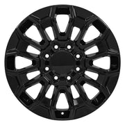 22x8.5 CV53B Gloss Black - 8x180 +44ET