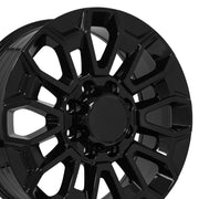 22x8.5 CV53B Gloss Black - 8x180 +44ET