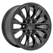 Set(4) 17x8 CV54 Satin Black - 6x120 +33ET