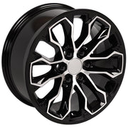 Set(4) 17x8 CV54 Gloss Black Machined - 6x120 +33ET