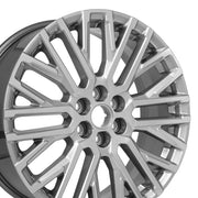 20x8 CV56 Gloss Silver Machined - 6x120 +50ET