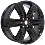 OEM Wheels CV57 22x8.5 6x120 50et Gloss Black Wheel SET
