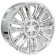 Set(4) 24x10 CV57 Chrome with Chrome Insert - 6x139.7 +31ET with 305/35r24 Ironman iMove GEN 2 Tires