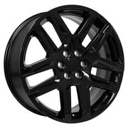 20x8 CV58 Gloss Black - 6x120 +50ET
