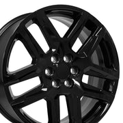 20x8 CV58 Gloss Black - 6x120 +50ET