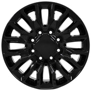 Set(4) 20x8.5 CV59B Gloss Black - 8x180 +47ET