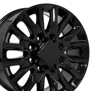 Set(4) 20x8.5 CV59B Gloss Black - 8x180 +47ET