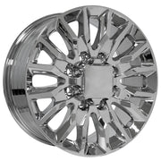 20" Replica Wheels fit Chevrolet Silverado 2500/3500 - CV59B Chrome 20x8.5 Set