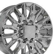 20" Replica Wheel fits Chevrolet Silverado 2500/3500 - CV59B Chrome 20x8.5
