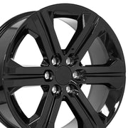 Set(4) 22x9 CV60 Gloss Black - 6x139.7 +24ET