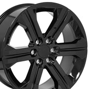 Set(4) 22x9 CV60 Gloss Black - 6x139.7 +24ET