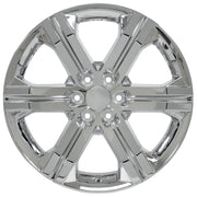 Set(4) 22x9 CV60 Chrome - 6x139.7 +24ET with 285/45r22 TBB TS-37 AT Tires