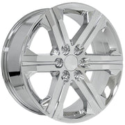 Set(4) 22x9 CV60 Chrome - 6x139.7 +24ET with 285/45r22 Ironman iMove GEN 2 SUV Tires