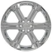 Set(4) 24x10 CV60 Chrome - 6x139.7 +30ET with 295/35r24 Sailun Atrezzo SVR LX+ Tires