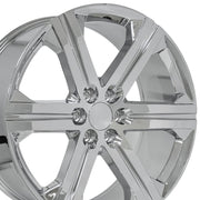 Set(4) 24x10 CV60 Chrome - 6x139.7 +30ET