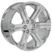Set(4) 24x10 CV60 Chrome - 6x139.7 +30ET with 295/35r24 Ironman iMove GEN 2 Tires