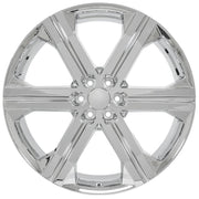 26" Replica Wheels fit Chevrolet Silverado 1500 - CV60 Chrome 26x10, Atlas Tires &amp; TPMS Set