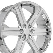 26" Replica Wheel fits Chevrolet Silverado 1500 - CV60 Chrome 26x10