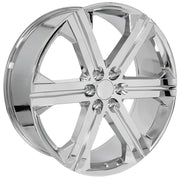 26" Replica Wheel fits Chevrolet Silverado 1500 - CV60 Chrome 26x10