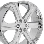 26" Replica Wheel fits Chevrolet Silverado 1500 - CV60 Chrome 26x10