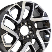 24x9 CV61 Gloss Black Machined - 8x165.1 +35ET